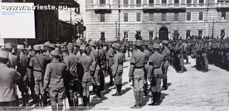  il 97° reggimento, in cui era inquadrata la maggior parte dei  Triestini di leva, venne inviato nel 1914 in Galizia, dove l'esercito imperiale ebbe diversi rovesci iniziali
