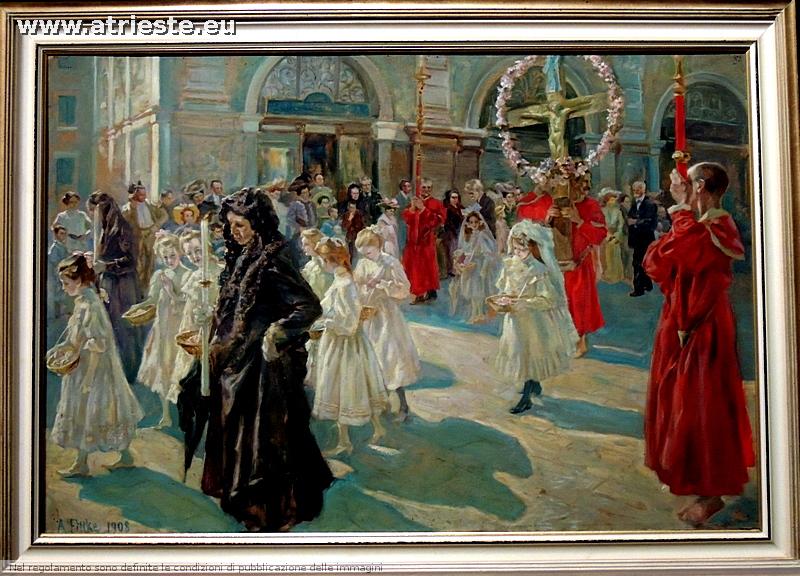 Fittke la processione 1908 dono del signor Alessandro Hummel di Trieste