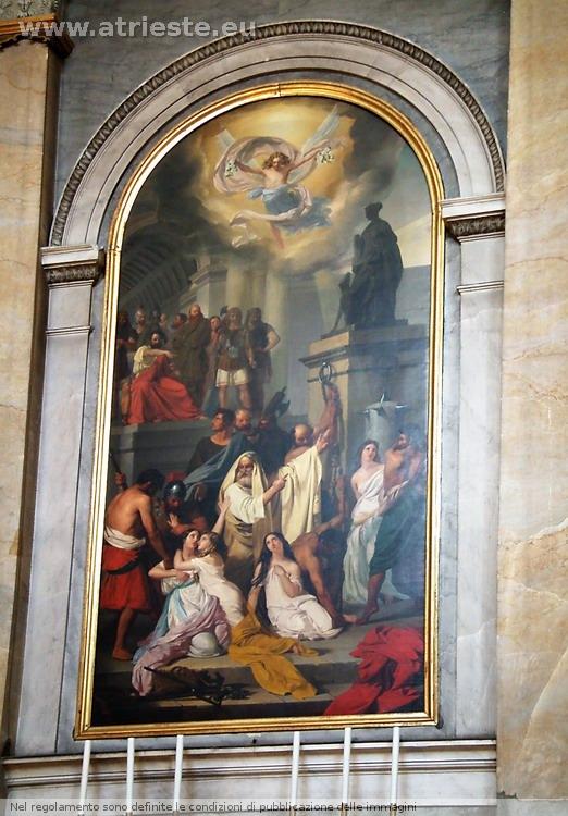 il martirio delle  Vergini aquileiesi del 1840 di Ludovico Lipparini
