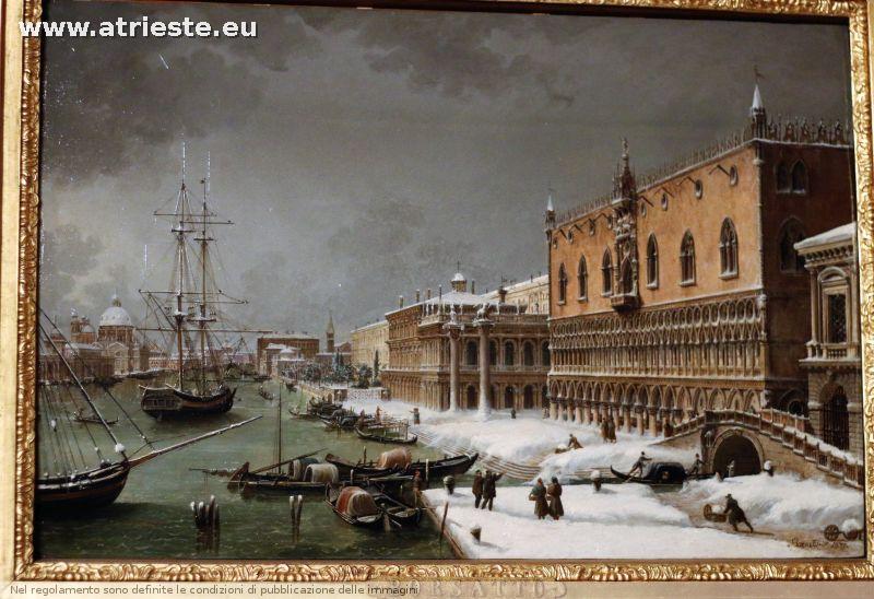 veduta di Venezia Giuseppe Borsato, veneziano ottocentesco ( 1839)