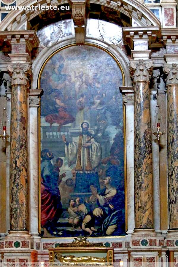  l'altare di s Francesco Saverio