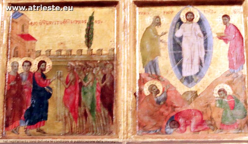 Cristo e i lebbrosi e Trasfigurazione