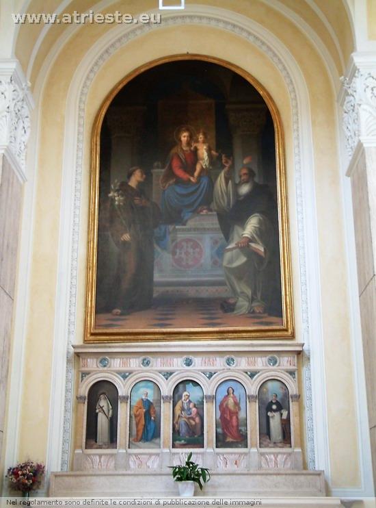 Madonna fra s Antonio di Padova e s Vincenzo ferrer  del de heinrich e  immagini di Santi