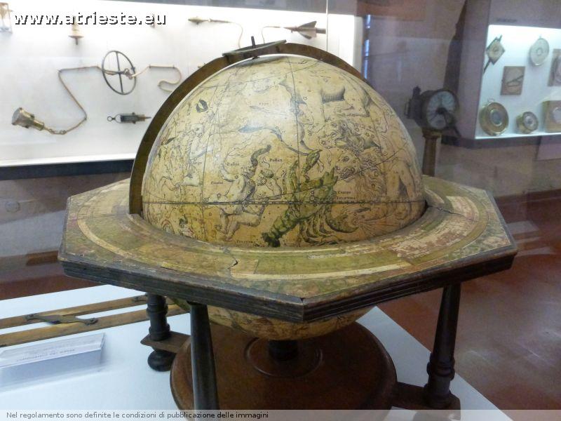i due globi Doppelmayr Puschner dal 1728 vengono da Norimberga, costruiti sulle conoscenze astronomiche dell'astronomo tedesco di Danzica Johan Hovel noto anche come Hevelius.