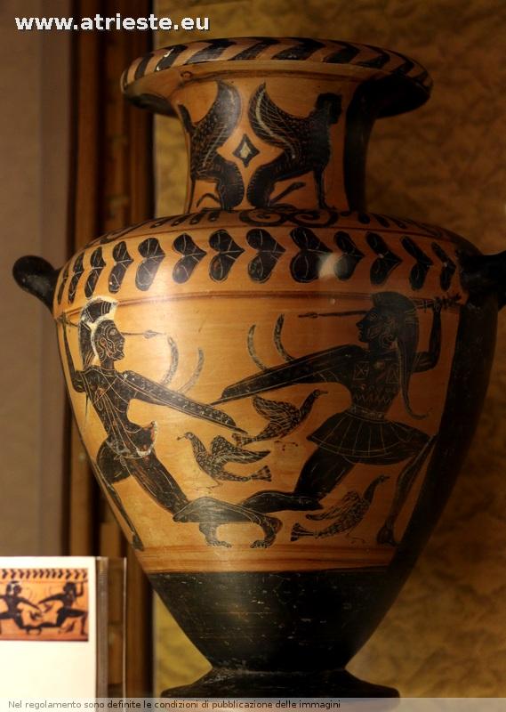 vaso del Pittore di Micali,Hydria 520-500 a C ex coll Sartorio 