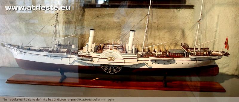  la nave che portava l'Imperatrice Elisabetta nelle sue peregrinazioni marinare