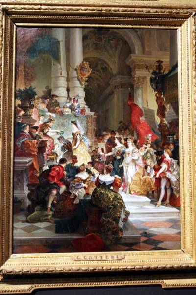una saletta è dedicata ai dipinti storici di Lorenzo Gatteri