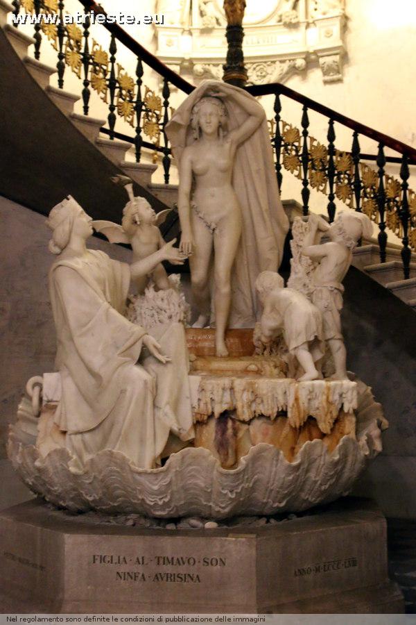 //Figlia al Timavo son ninfa Aurisina (1858)//\\ autore Pietro Magni  (Milano 1817-1877)
