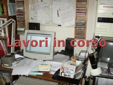 Immagine dei lavori in corso